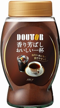 ドトールDOUTORインスタントコーヒー（香り芳ばしおいしい一杯）180g ドトールコーヒー 香り芳ばしおいしい一杯 180g | 札幌第1