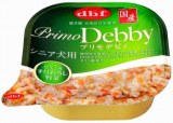 【火曜対象】デビフペット　プリモデビィ　シニア犬用　ささみ＆すりおろし野菜　９５ｇ