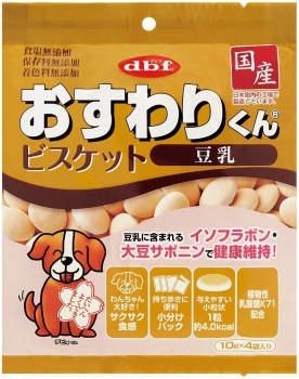 デビフペット おすわりくん ビスケット 豆乳 １０ｇ ４袋入 イオン千歳店 ネットで楽宅便