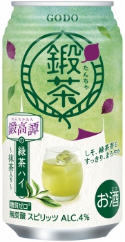 緑茶ハイさん専用 合同酒精 鍛高譚 緑茶ハイ 缶 4％ 340ml | イオン北海道のネット