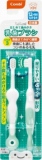 コンビ　テテオ　はじめて歯みがき　乳歯ブラシ　ＳＴＥＰ３　グリーン　２本入