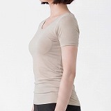 トップバリュ　レディス　ピースフィットＷＡＲＭなめらか　３分袖　ウスチャ