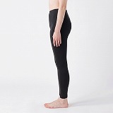 トップバリュ　レディス　ピースフィットＷＡＲＭなめらか　１０分丈ボトム　クロ