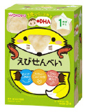 和光堂　１歳からのおやつ＋ＤＨＡ　えびせんべい　３袋入