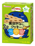 和光堂　１歳からのおやつ　黒豆きなこクッキー　６袋