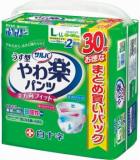 白十字　サルバ　やわ楽パンツ　ＬーＬＬサイズ　男女共用　３０枚入