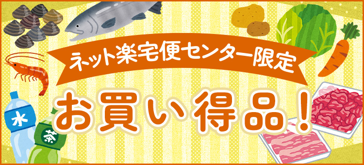 ネット楽宅便センター限定　お買い得品